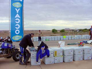 Joseph sur le Dakar 2001